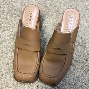 Journee Collection Women's Brown Mules